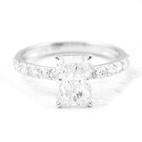 2.45 Carats Lab Grown Diamond 14K Gold Ring