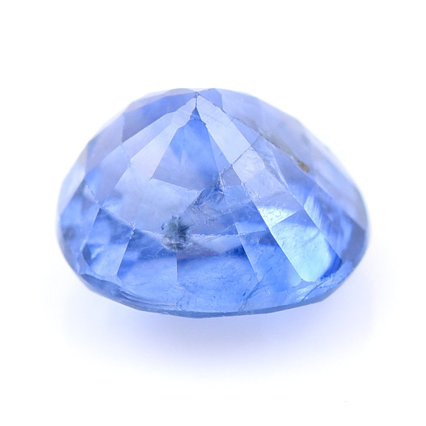 2.12 Natural Corundum Sapphire Oval Mixed Cut Gemstone