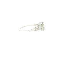 2.22 Carats Green Lab Grown Diamond 14K Gold Ring