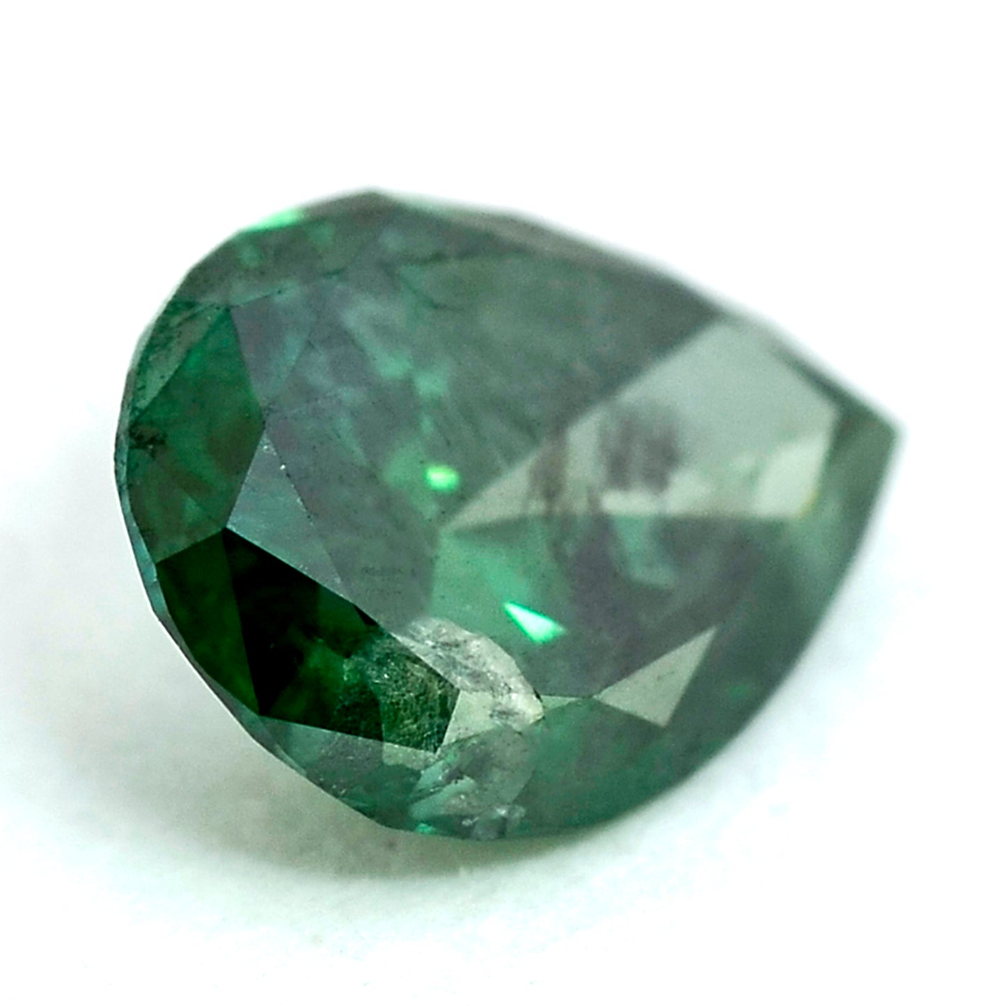 0.51 Green Diamond Pear Loose Diamond