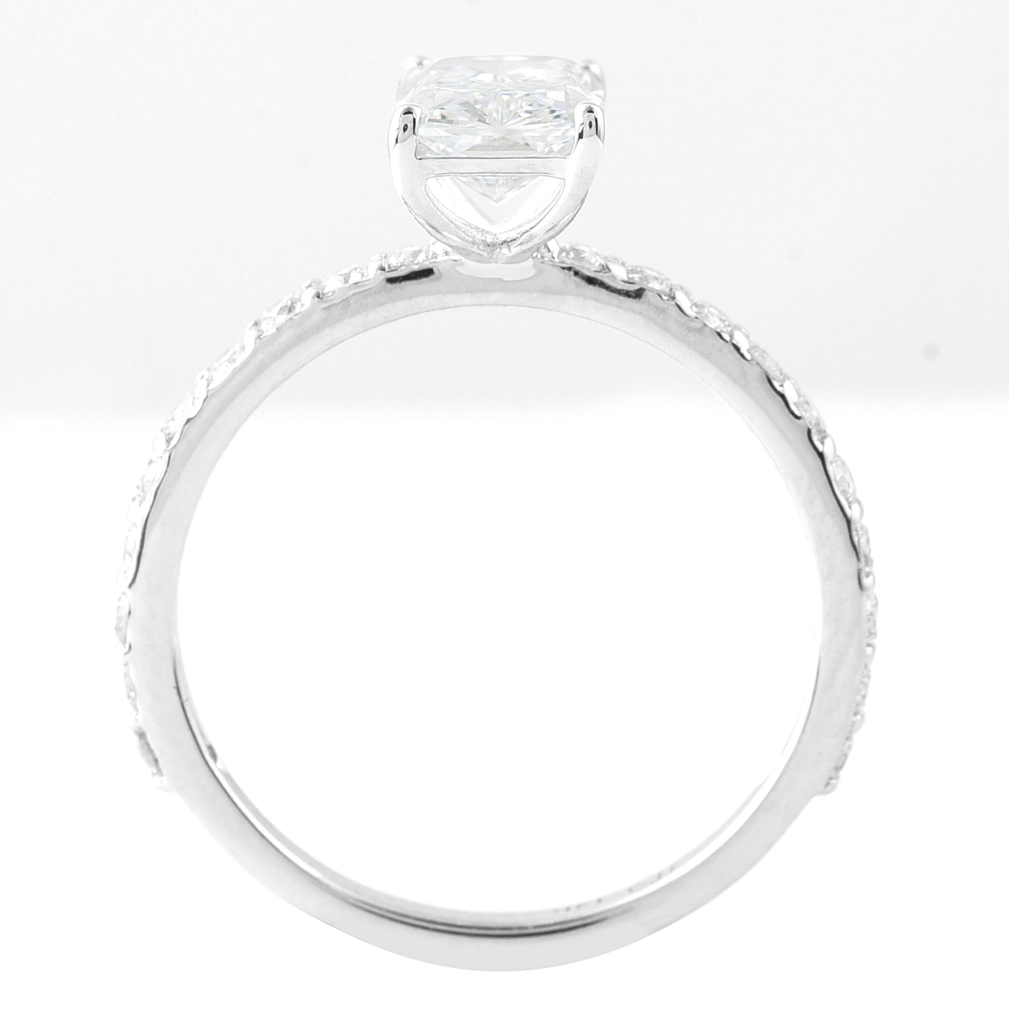 1.92 Carats Lab Grown Diamond 14K Gold Ring