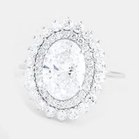 4.05 Carats Lab Grown Diamond 14K Gold Ring