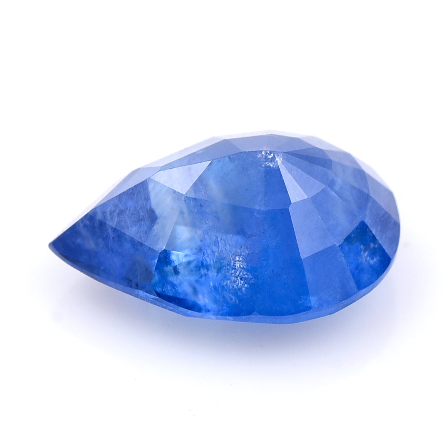 2.71 Natural Corundum Sapphire Pear Mixed Cut Gemstone