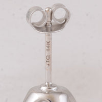 4.05 Carats Lab Grown Diamond 14K Gold Earrings