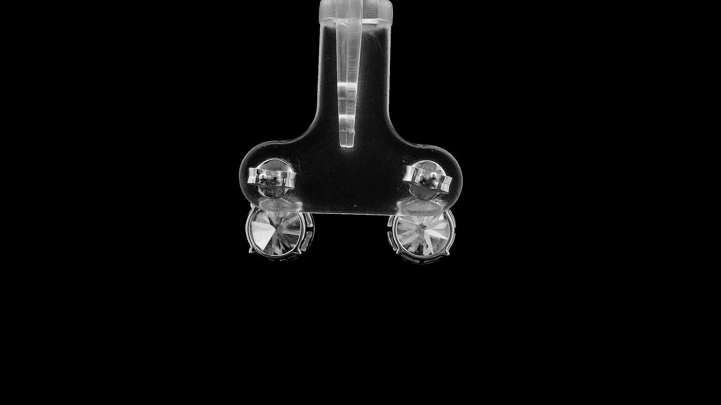 4.19 Carats Lab Grown Diamond 14K Gold Earrings