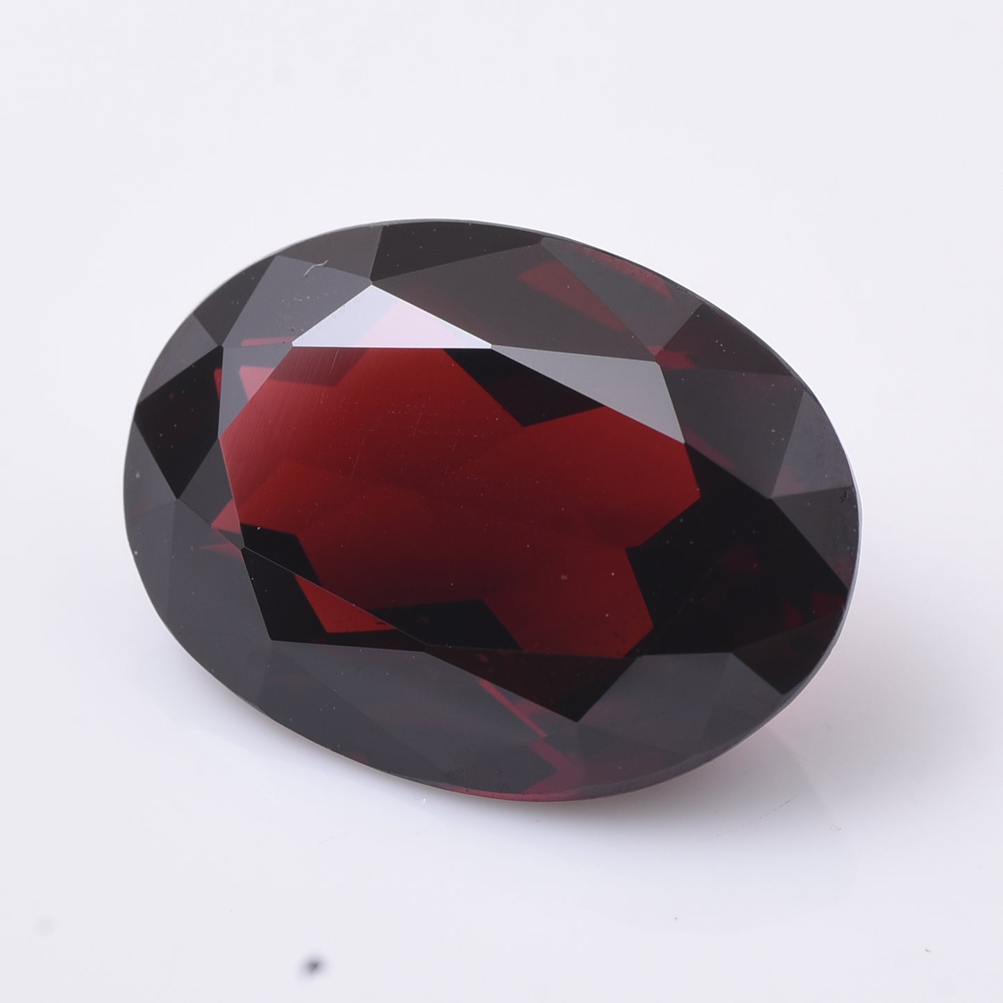 13.68 Natural Pyrope-Almandite Garnet Oval Mixed Cut Gemstone
