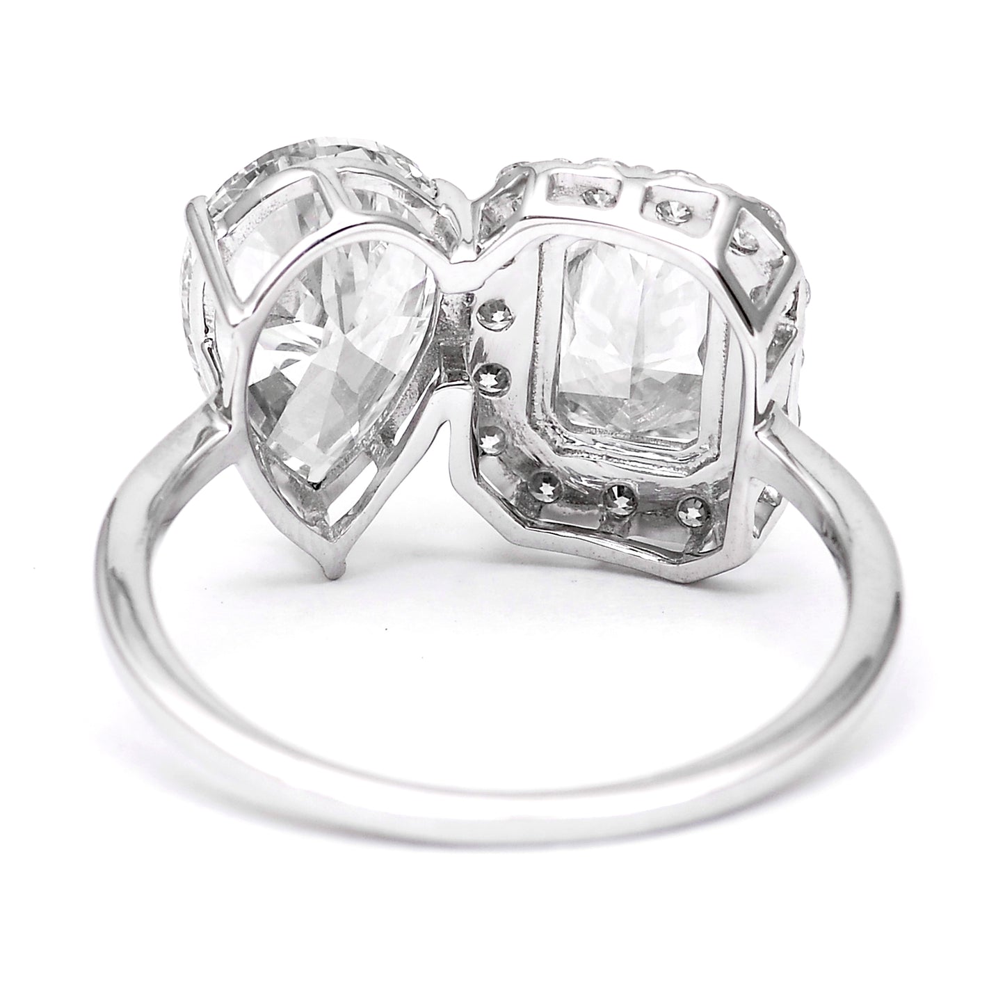 3.41 Carats Lab Grown Diamond 14K Gold Ring