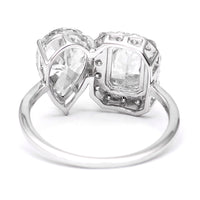 3.41 Carats Lab Grown Diamond 14K Gold Ring