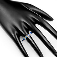1.57 Ct Pear Sapphire 14K Gold Ring