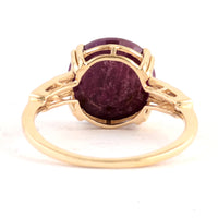 4.52 Ct Round Ruby 14K Gold Ring