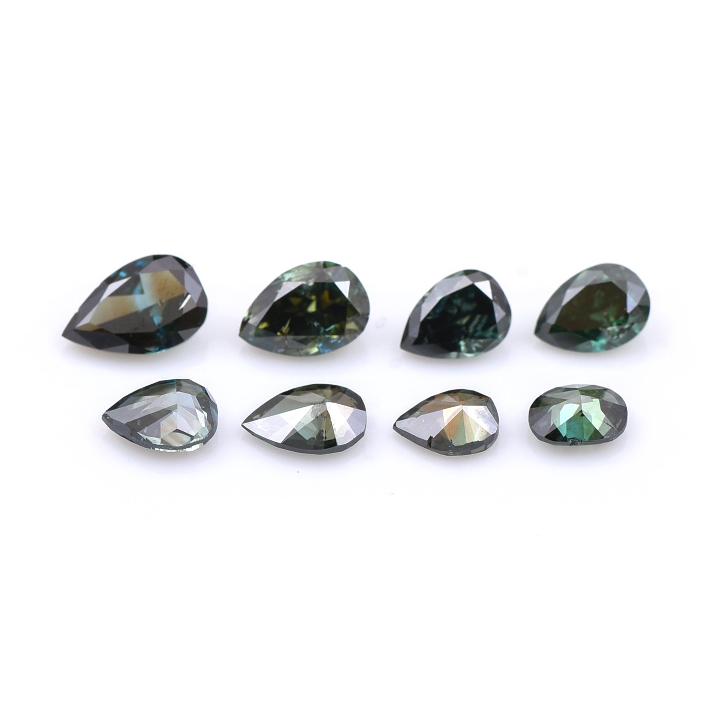 1.1 Blue Diamond Pear, Oval Loose Diamond
