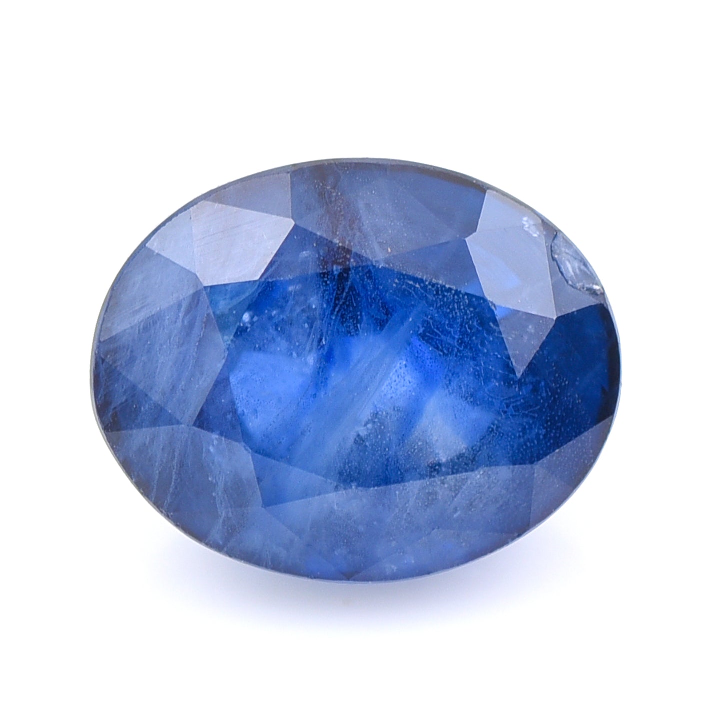 3.14 Natural Corundum Sapphire Oval Mixed Cut Gemstone