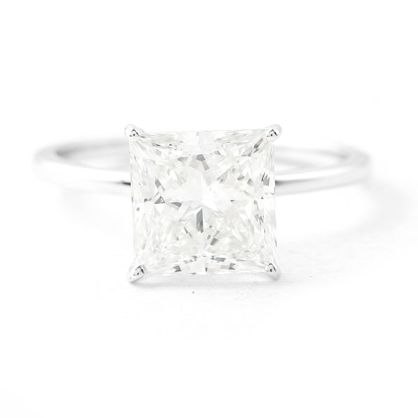 3.04 Carats Lab Grown Diamond 14K Gold Ring