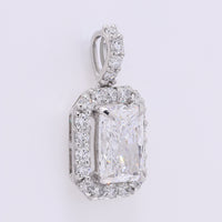 2.50 Carats Lab Grown Diamond 950 Platinum Pendant