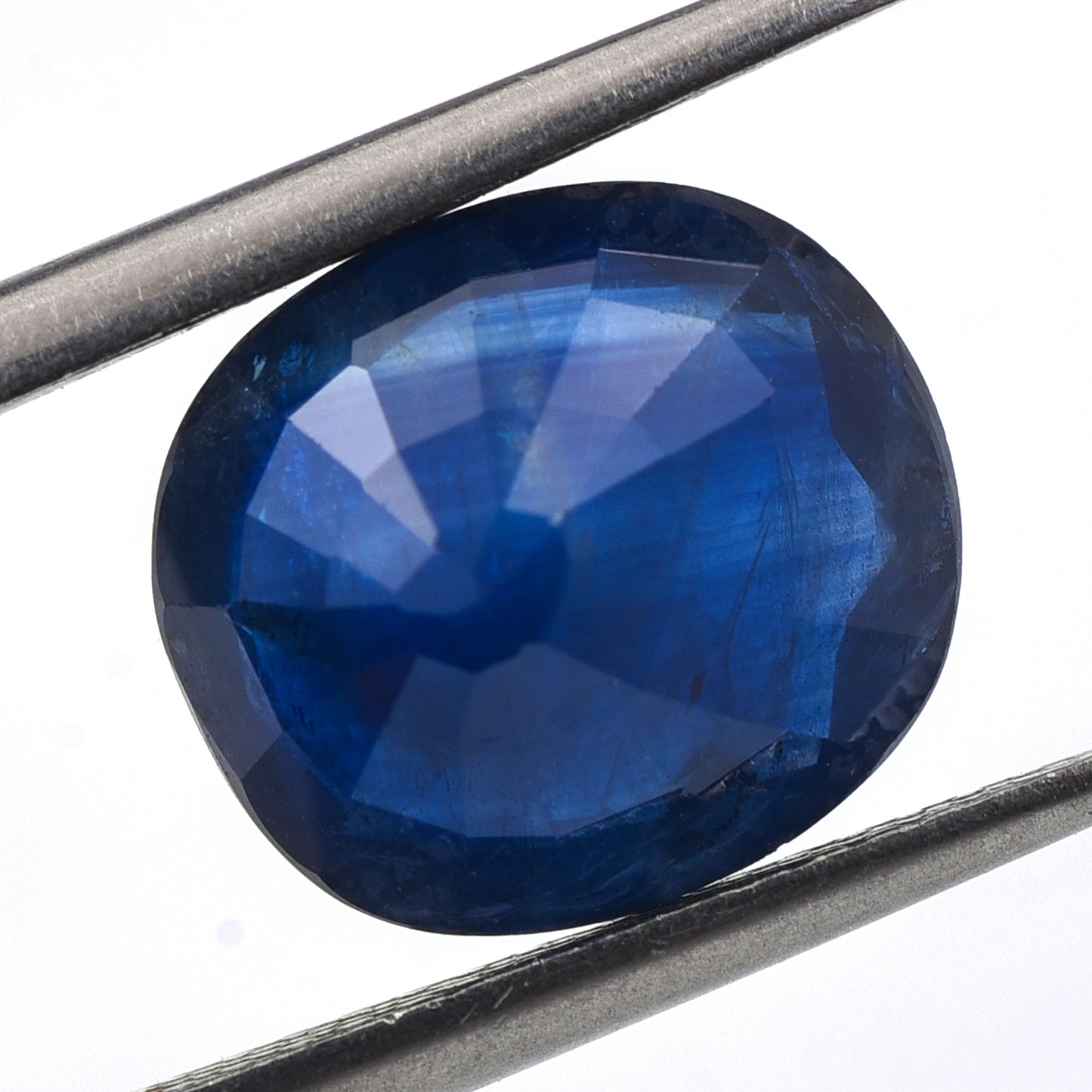 4.72 Natural Corundum Sapphire Rectangular Cushion Mixed Cut Gemstone