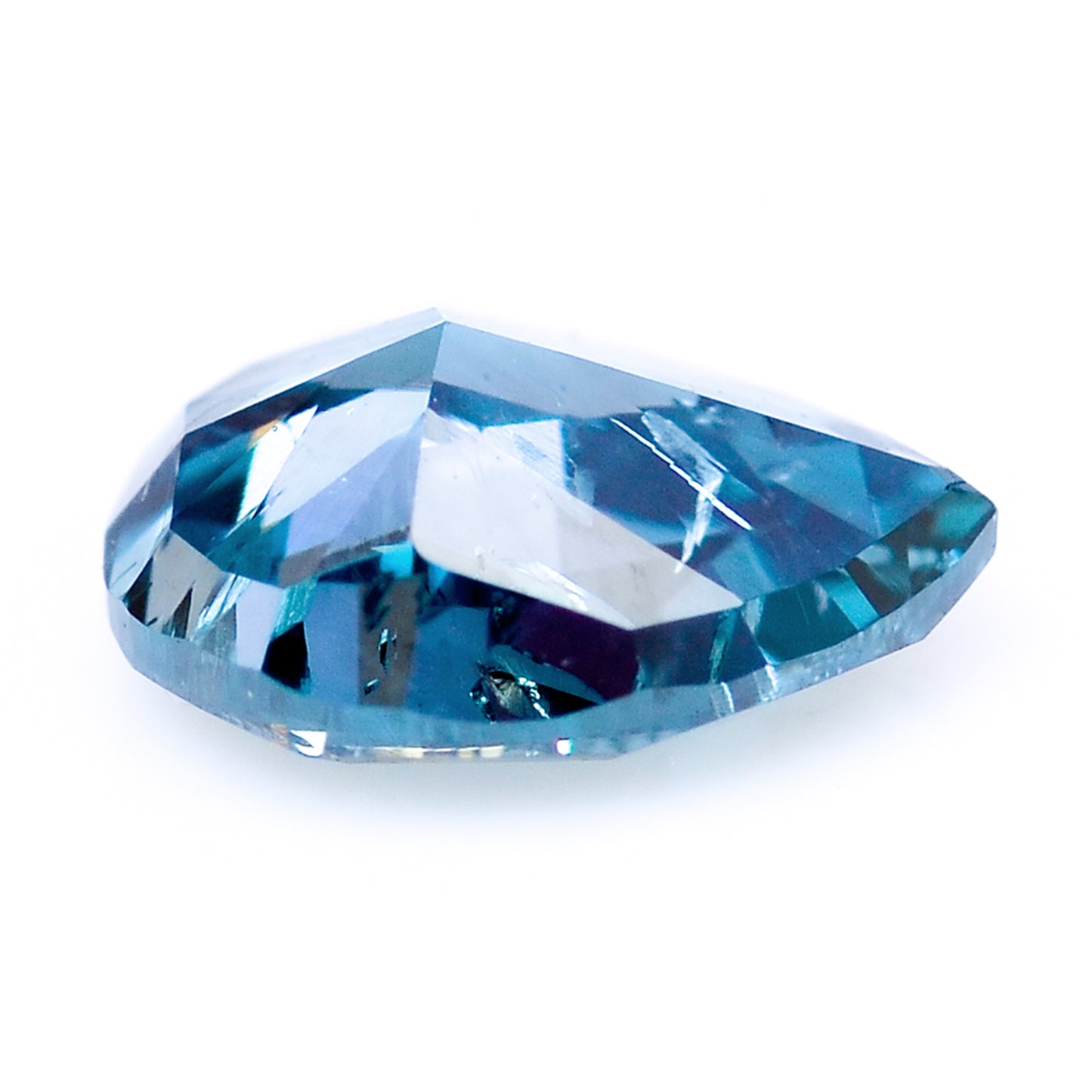 0.34 Blue Diamond Pear Loose Diamond