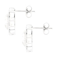 6.16 Carats Lab Grown Diamond 14K Gold Earrings