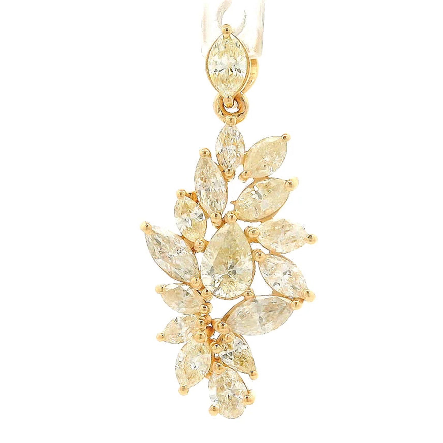 1.10 Ct Marquise Diamond 14K Gold Pendant