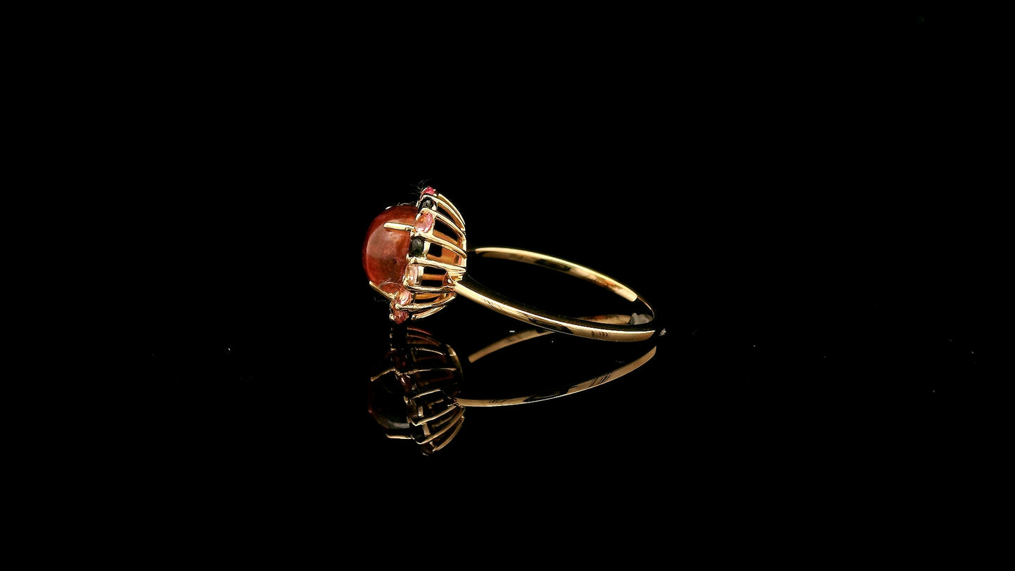 2.84 Carats Tourmaline 14K Gold Ring