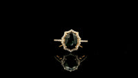 2.73 Ct Oval Natural Sapphire 14K Gold Ring