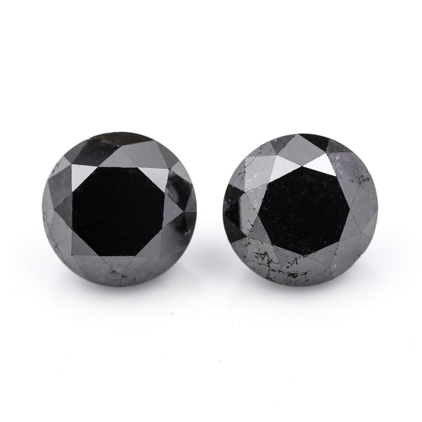 3.72 Black Diamond Round Loose Diamond