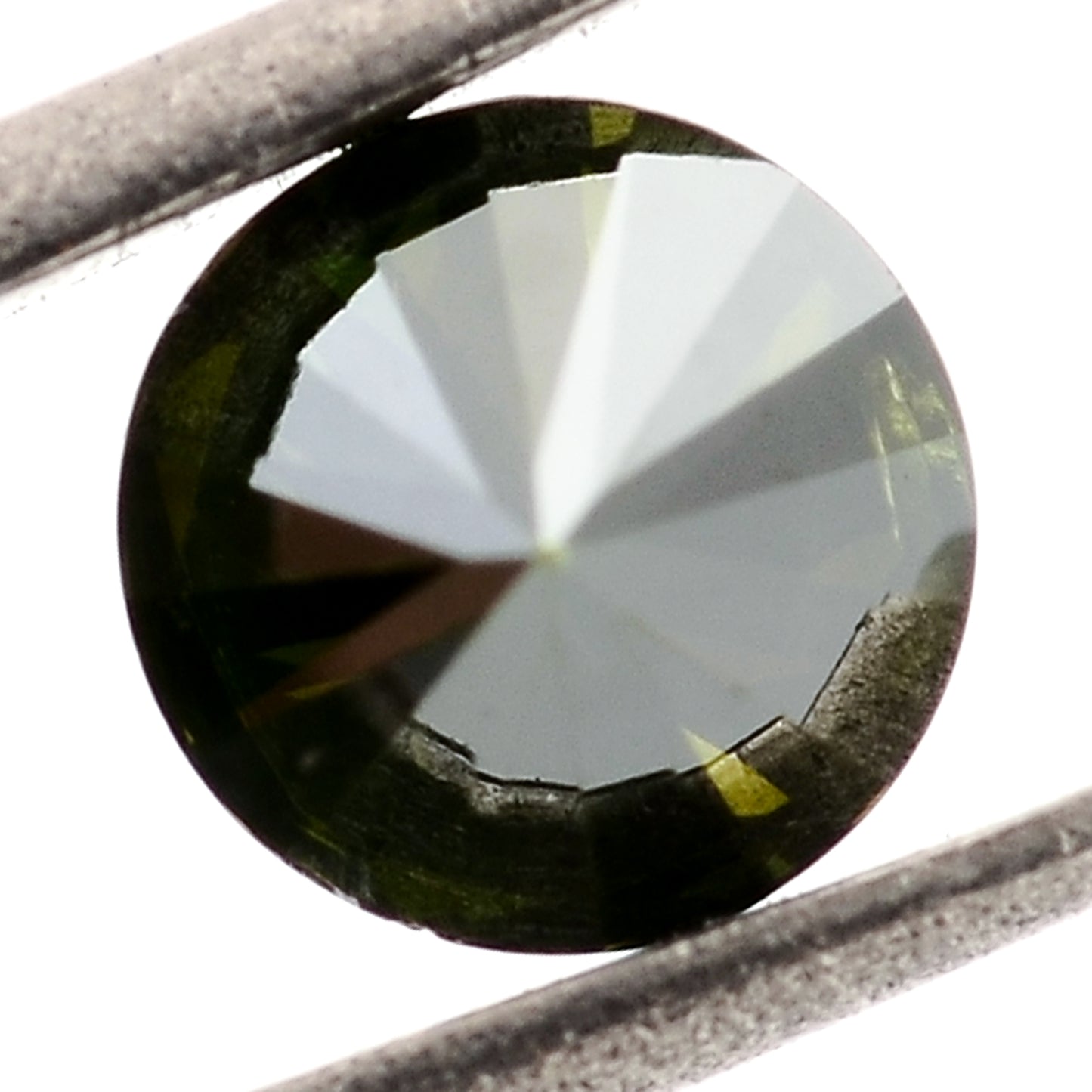 0.56 Green Diamond Round Loose Gemstone