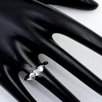 0.00 Ct Plain 925 Sterling Silver Ring