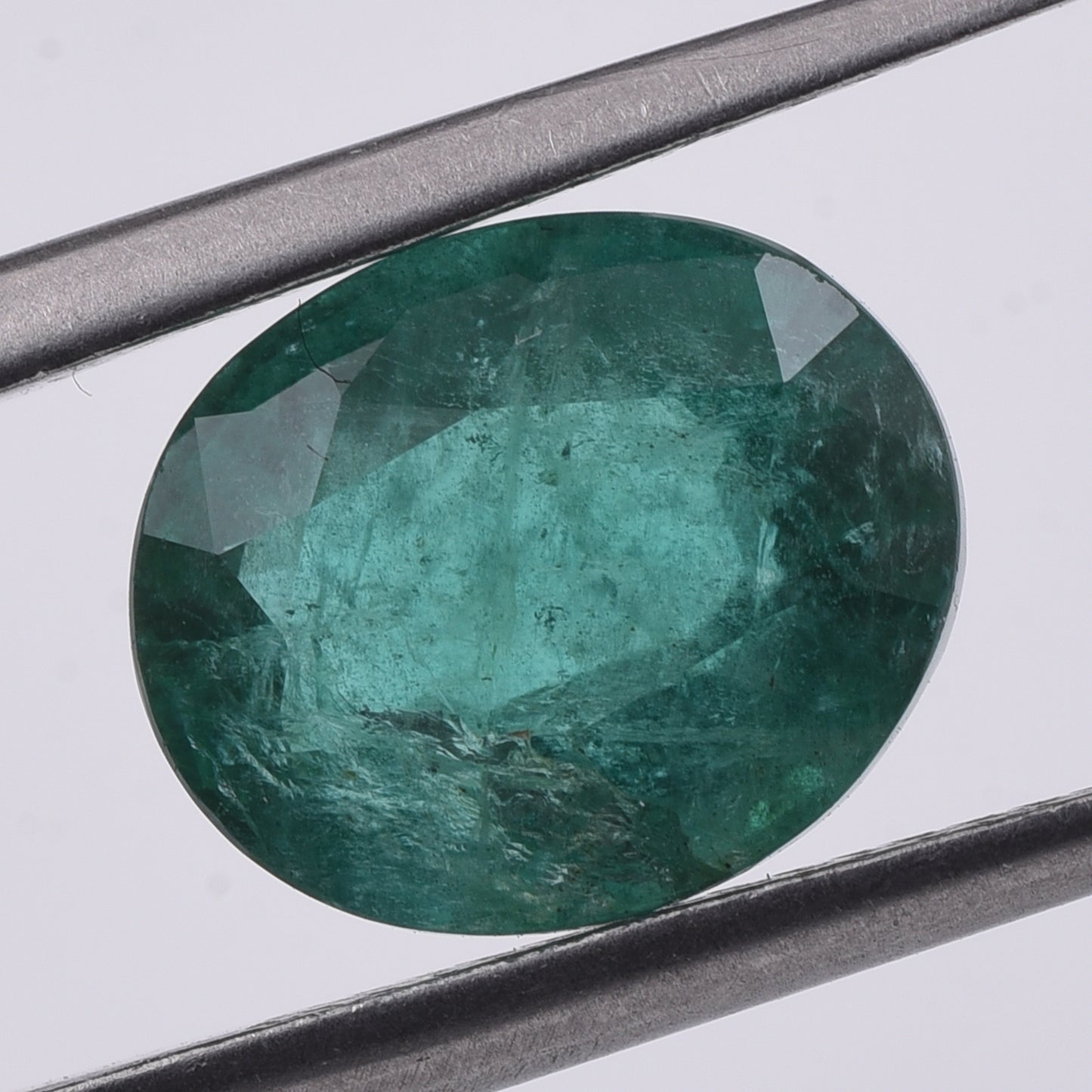 3.7 Natural Beryl Emerald Oval Mixed Cut Gemstone