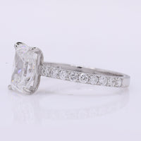 2.41 Carats Lab Grown Diamond 950 Platinum Ring