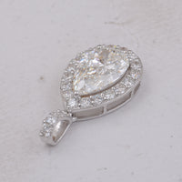 2.54 Carats Lab Grown Diamond 14K Gold Pendant