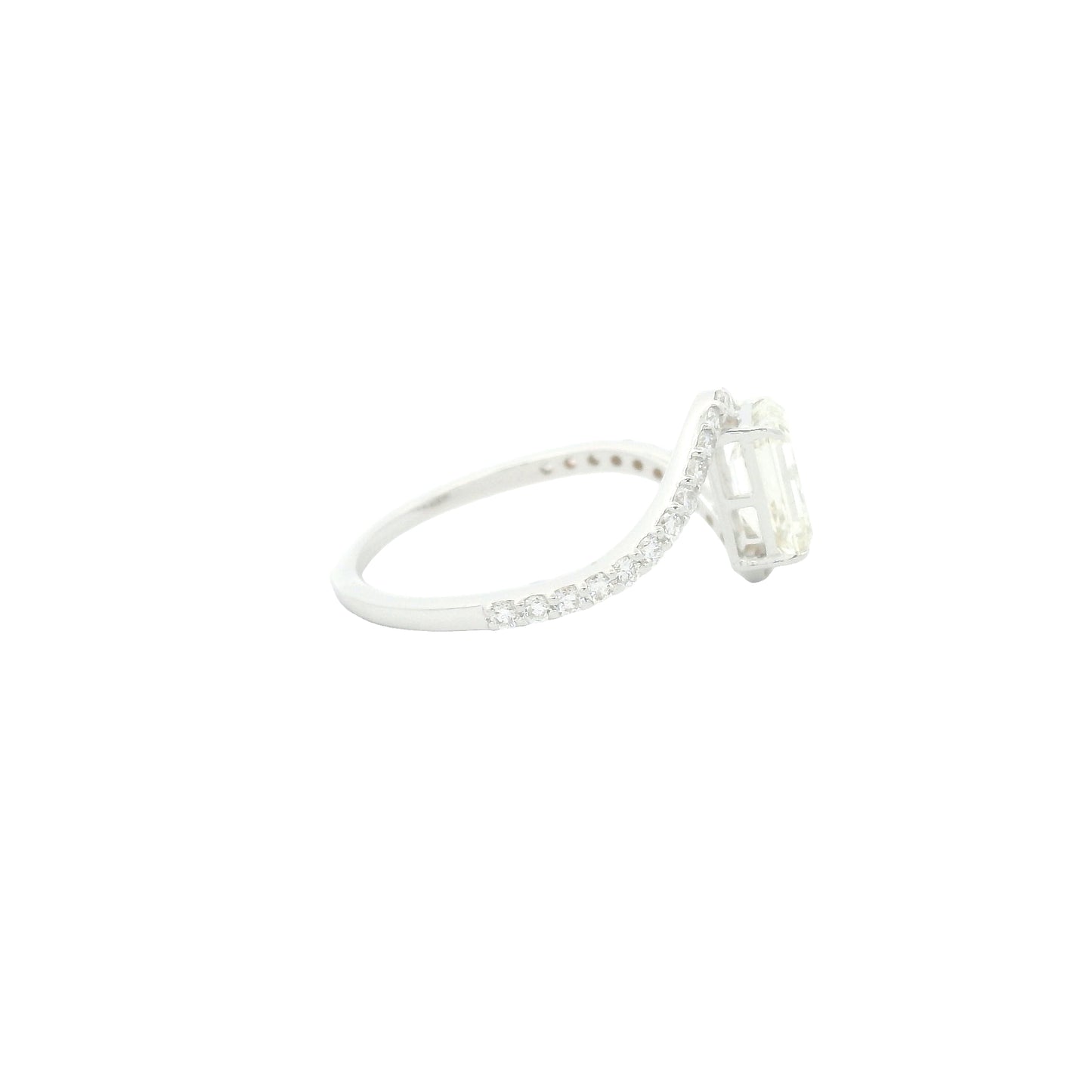 1.34 Carats Lab Grown Diamond 14K Gold Ring