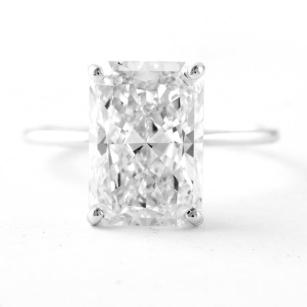 5.04 Carats Lab Grown Diamond 14K Gold Ring
