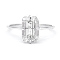 3.07 Carats Lab Grown Diamond 14K Gold Ring