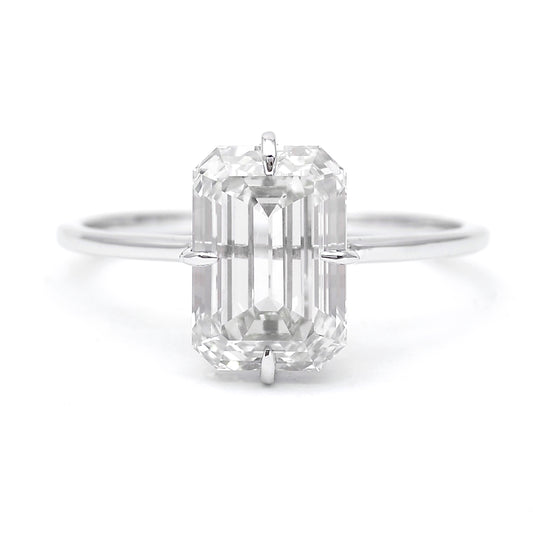 3.07 Carats Lab Grown Diamond 14K Gold Ring