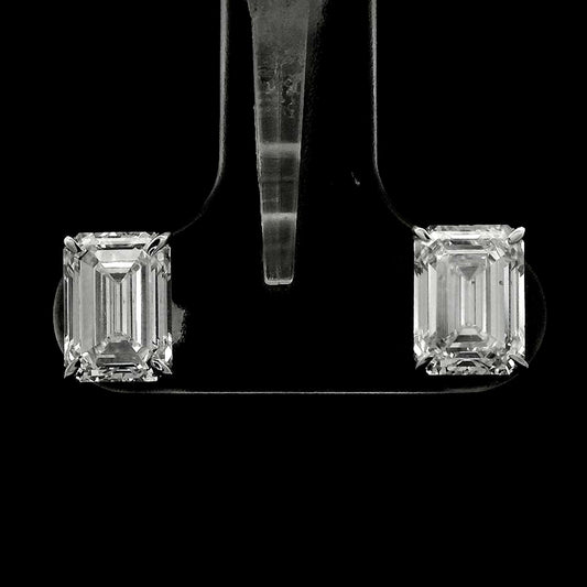 2.60 Carats Lab Grown Diamond 14K Gold Earrings