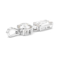 3.47 Carats Lab Grown Diamond 14K Gold Pendant