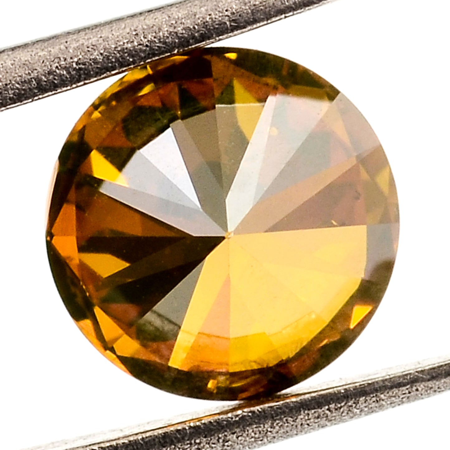 0.39 Red Diamond Round Loose Gemstone
