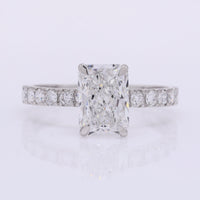 2.39 Carats Lab Grown Diamond 950 Platinum Ring