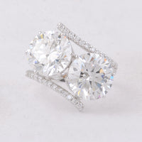 8.36 Carats Lab Grown Diamond 14K Gold Ring