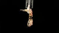2.65 Ct Pear Tourmaline 14K Gold Earrings