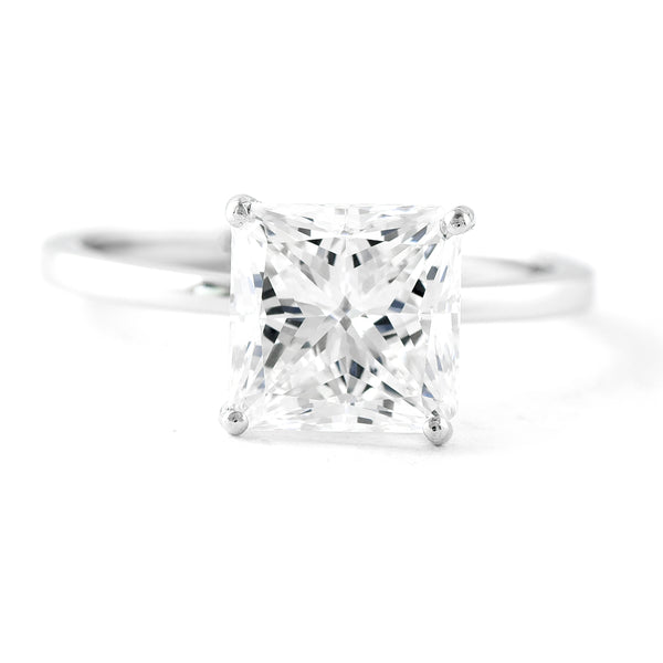 3.06 Carats Lab Grown Diamond 950 Platinum Ring