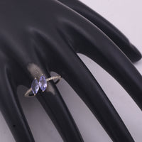 0.93 Ct Marquise Tanzanite 9K Gold Ring