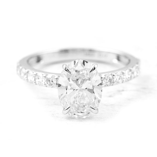 2.50 Carats Lab Grown Diamond 14K Gold Ring