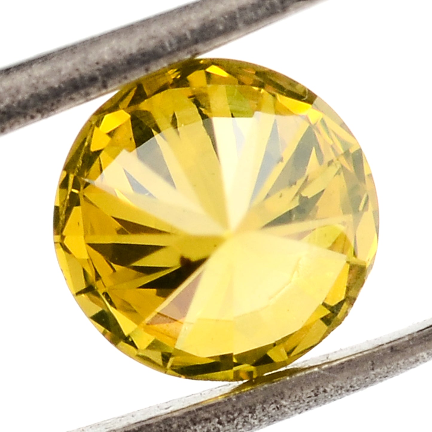 0.62 Yellow Diamond Round Loose Gemstone