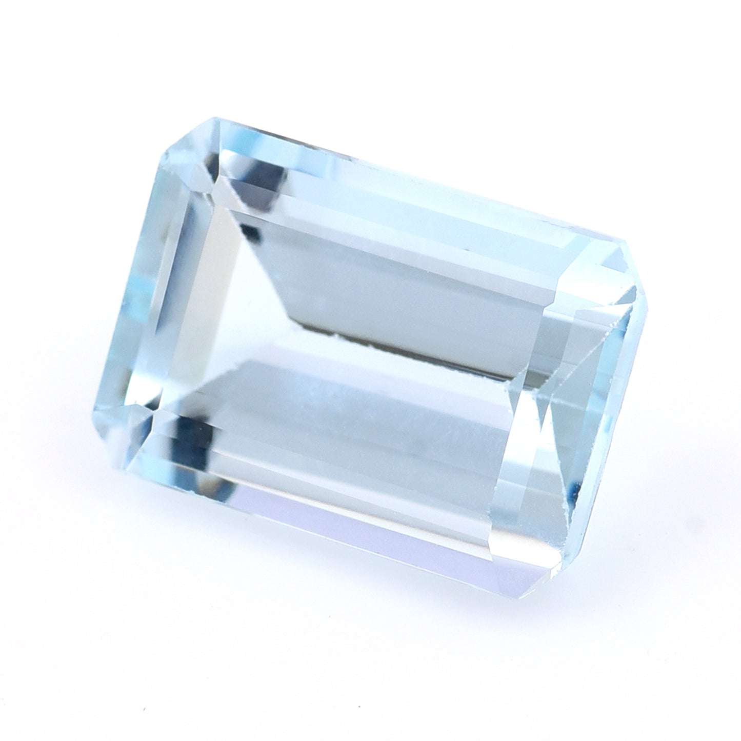 3.51 Natural Beryl Aquamarine Emerald Cut Gemstone