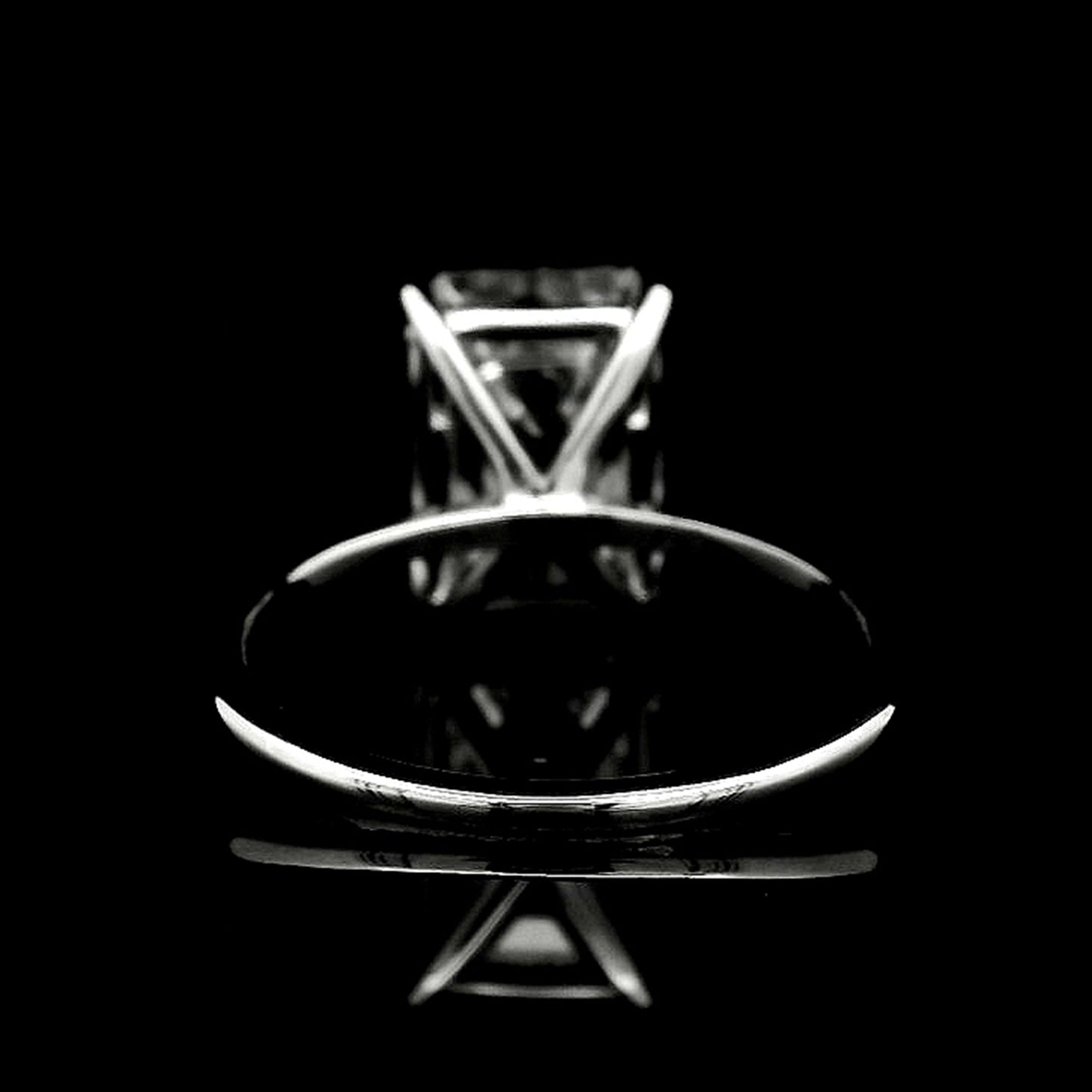 5.18 Carats Lab Grown Diamond 14K Gold Ring