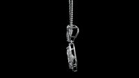 4.02 Carats Lab Grown Diamond 14K Gold Pendant