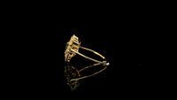1.91 Ct Trillion Tourmaline 14K Gold Ring