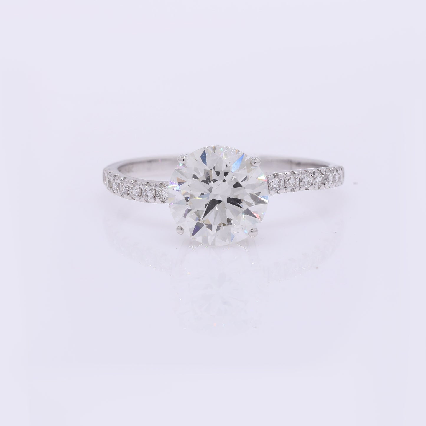 2.24 Carats Lab Grown Diamond 14K Gold Ring