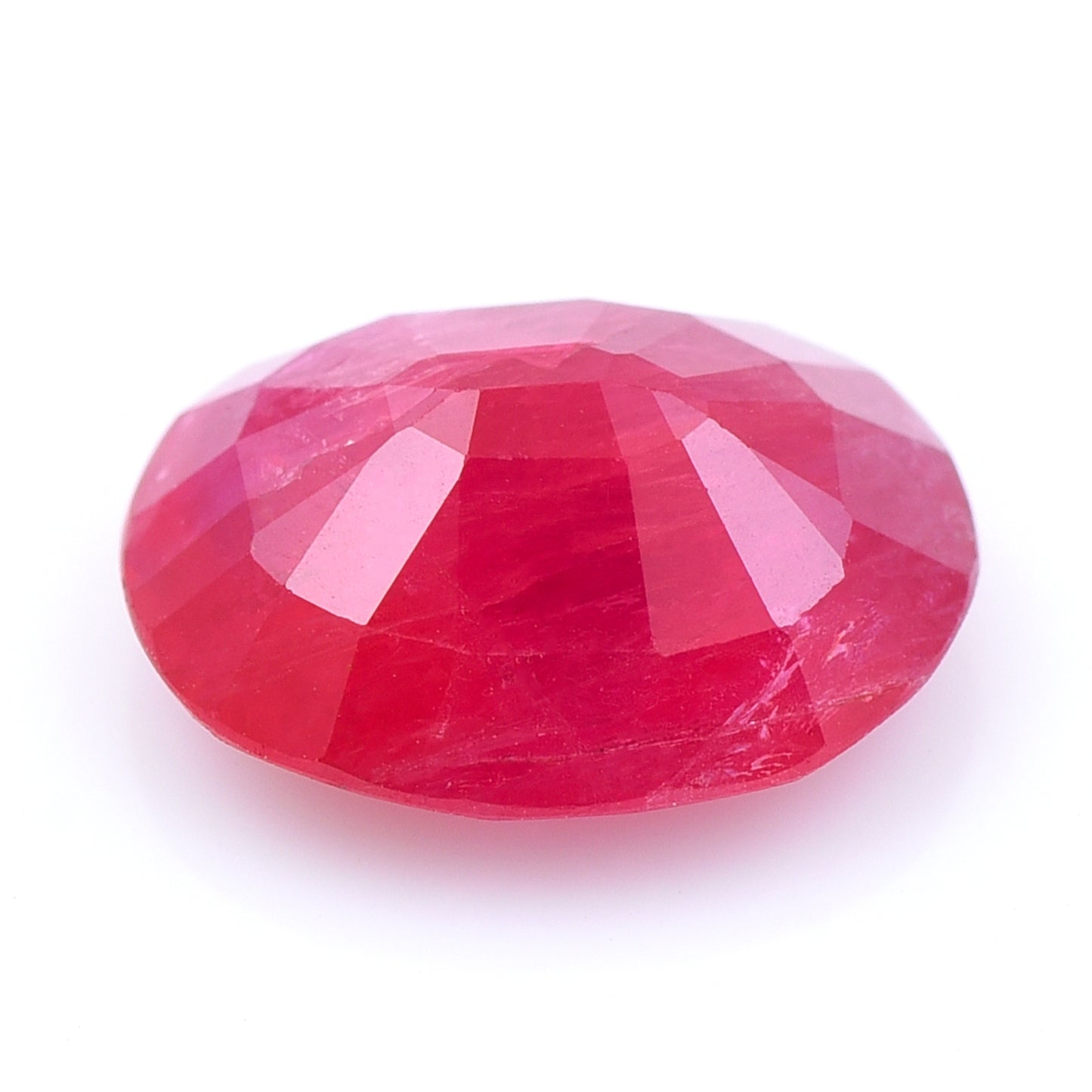 3.83 Natural Corundum Ruby Oval Mixed Cut Gemstone
